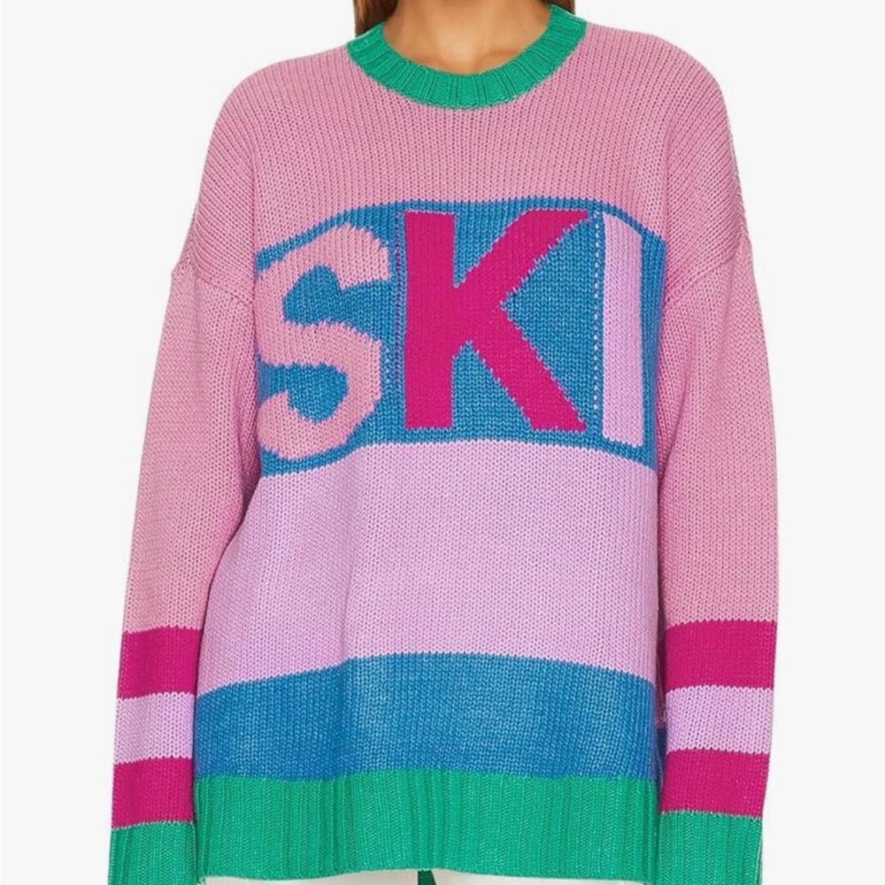 SKI colorful sweater purchased from Amazon